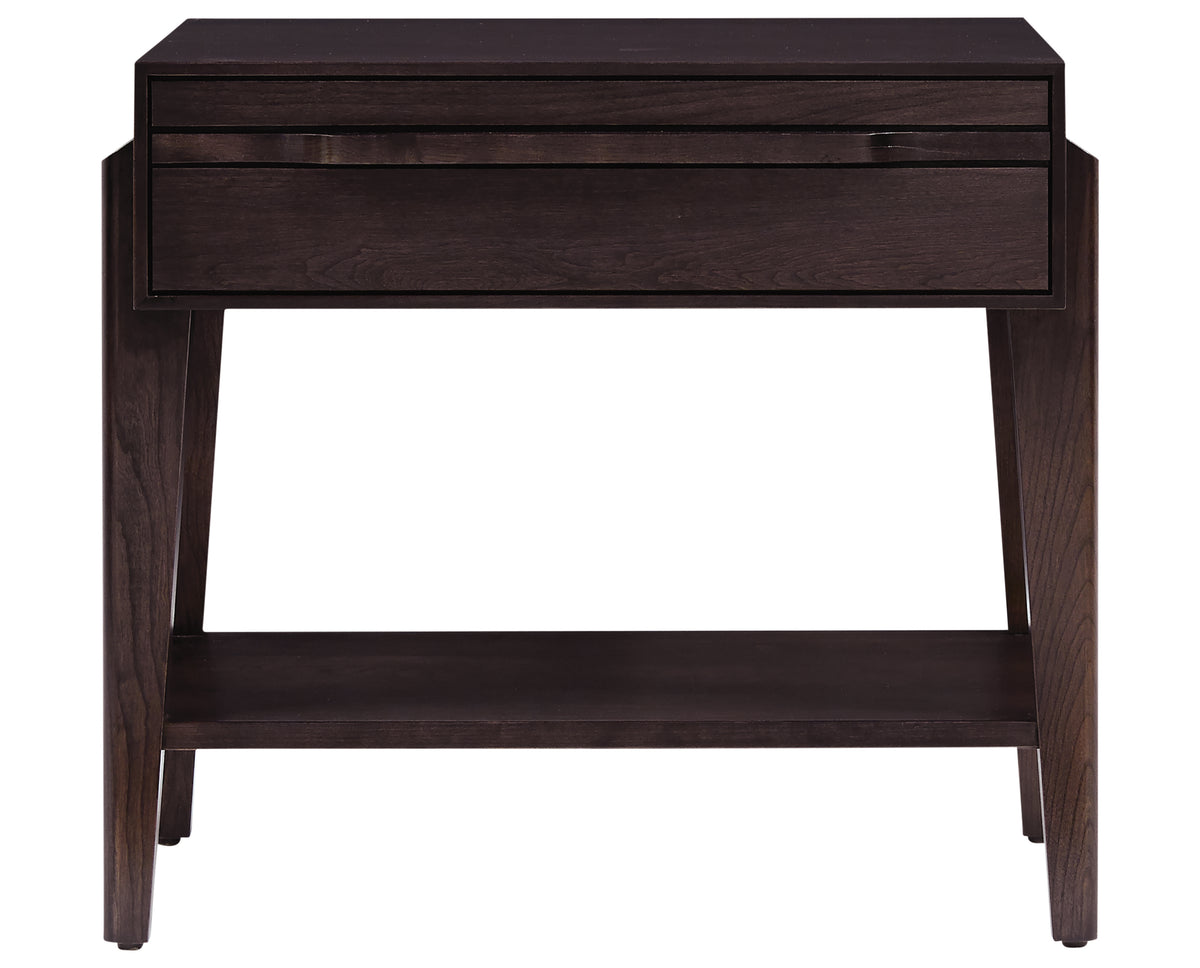 West Bros Camber Nightstand in 92 Graphite