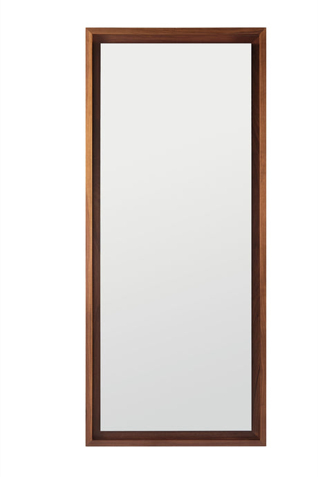 West Bros Serra Floor Mirror in 79 Toast, on white