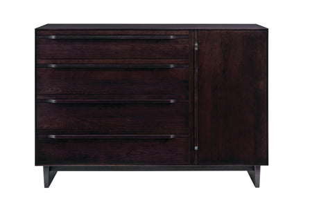 West Bros Camber Door Dresser in 92 Graphite, on white