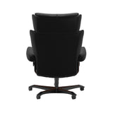 Magic - Office Chair - Paloma Black - Brown Wood