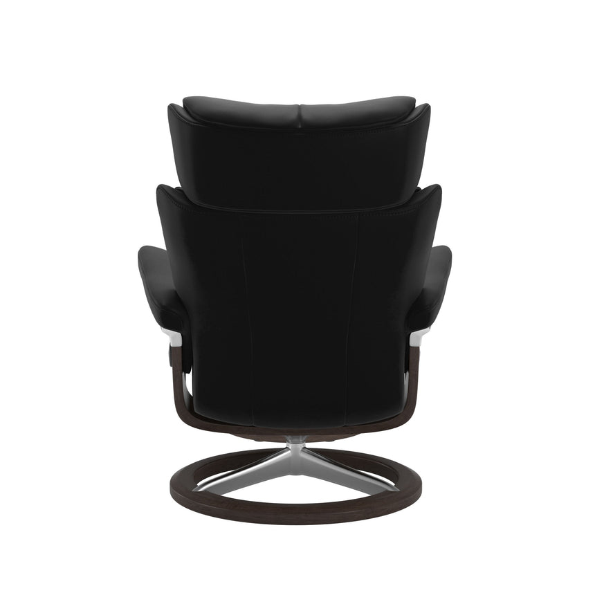 Magic Recliner - Signature Base - Paloma Black - Wenge Wood