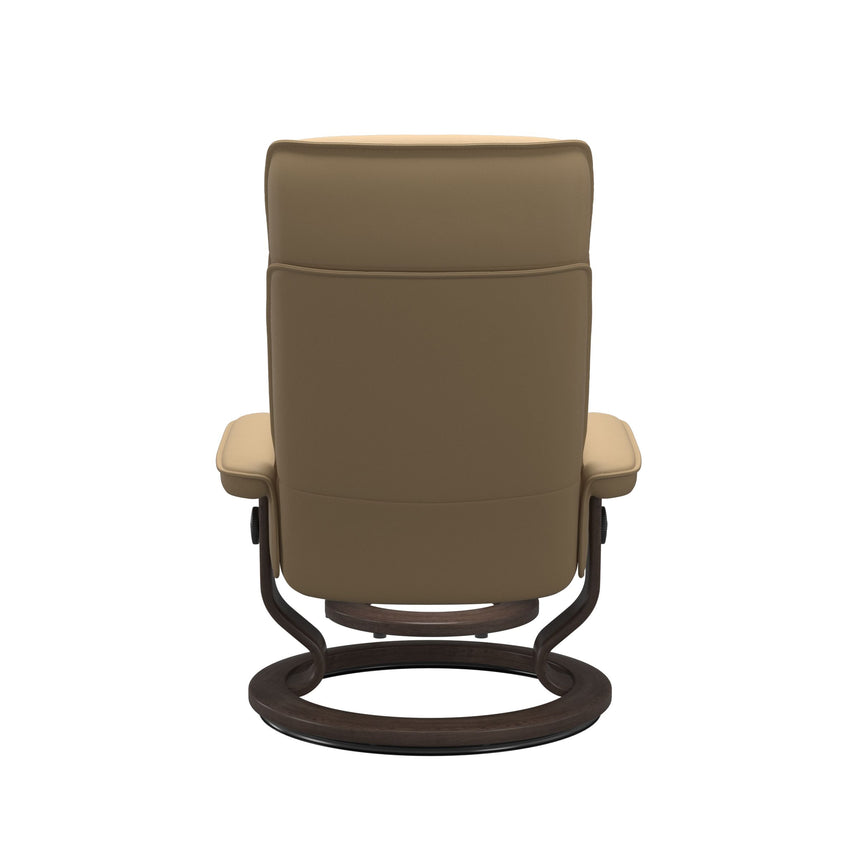 Admiral Recliner - Classic Base - Paloma Sand - Wenge Wood
