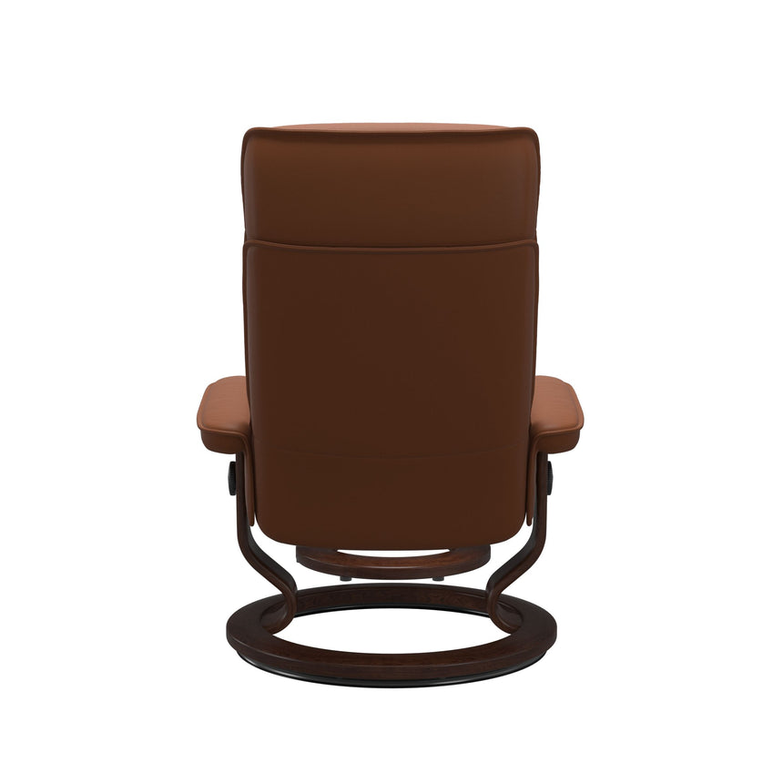Admiral Recliner - Classic Base - Paloma New cognac - Brown Wood
