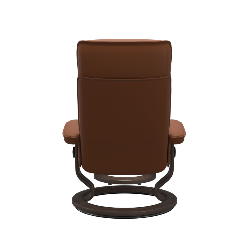 Admiral Recliner - Classic Base - Paloma New cognac - Wenge Wood