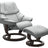 Paloma Leather Misty Grey M/L & Wenge Base | Stressless Reno Classic Recliner - Promo | Valley Ridge Furniture