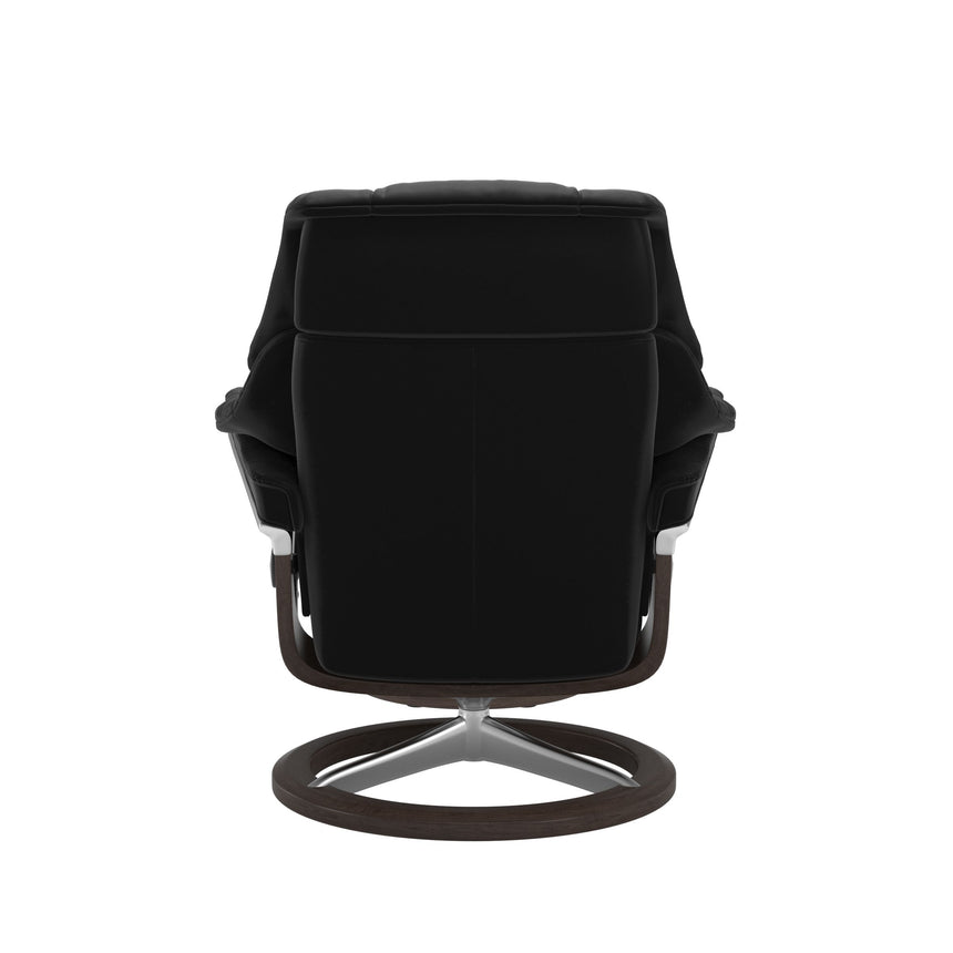 Reno Recliner - Signature Base - Paloma Black - Wenge Wood