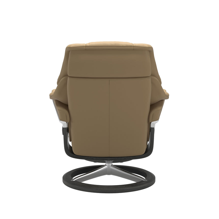 Reno Recliner - Signature Base - Paloma Sand - Grey Wood