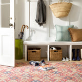 Dash & Albert Pali Machine Washable Rug in Multicolour, entry setting