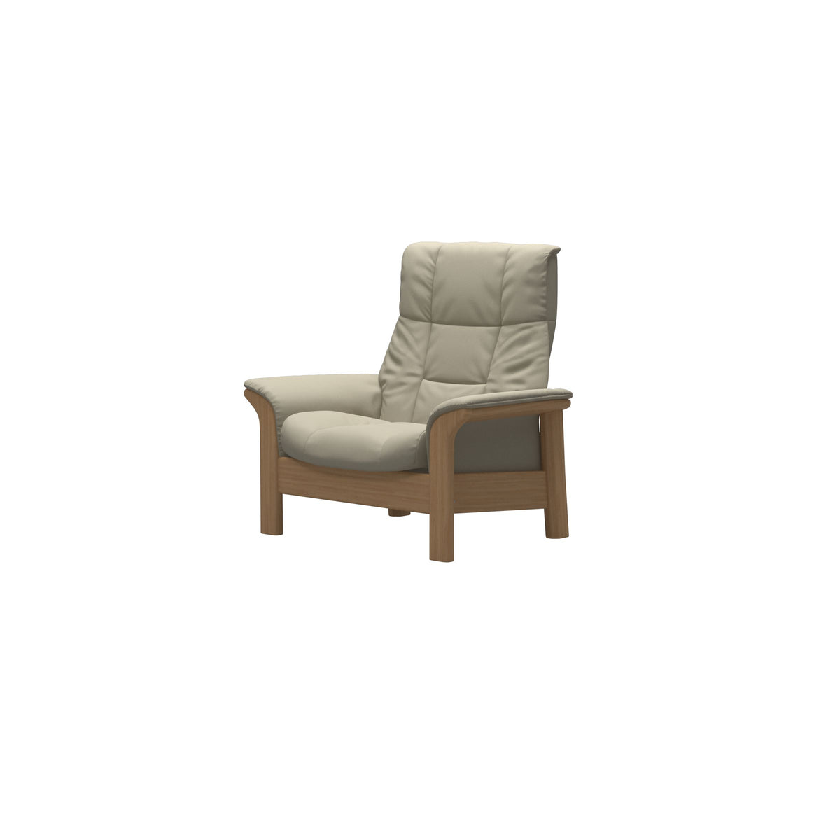 Buckingham HB Chair - Paloma Light Grey - Oak