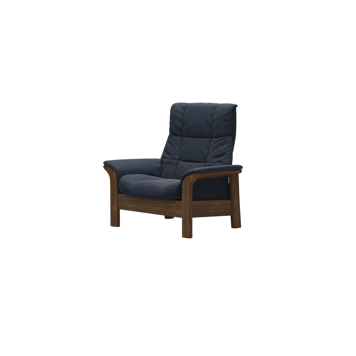 Buckingham HB Chair - Paloma Oxford Blue - Teak