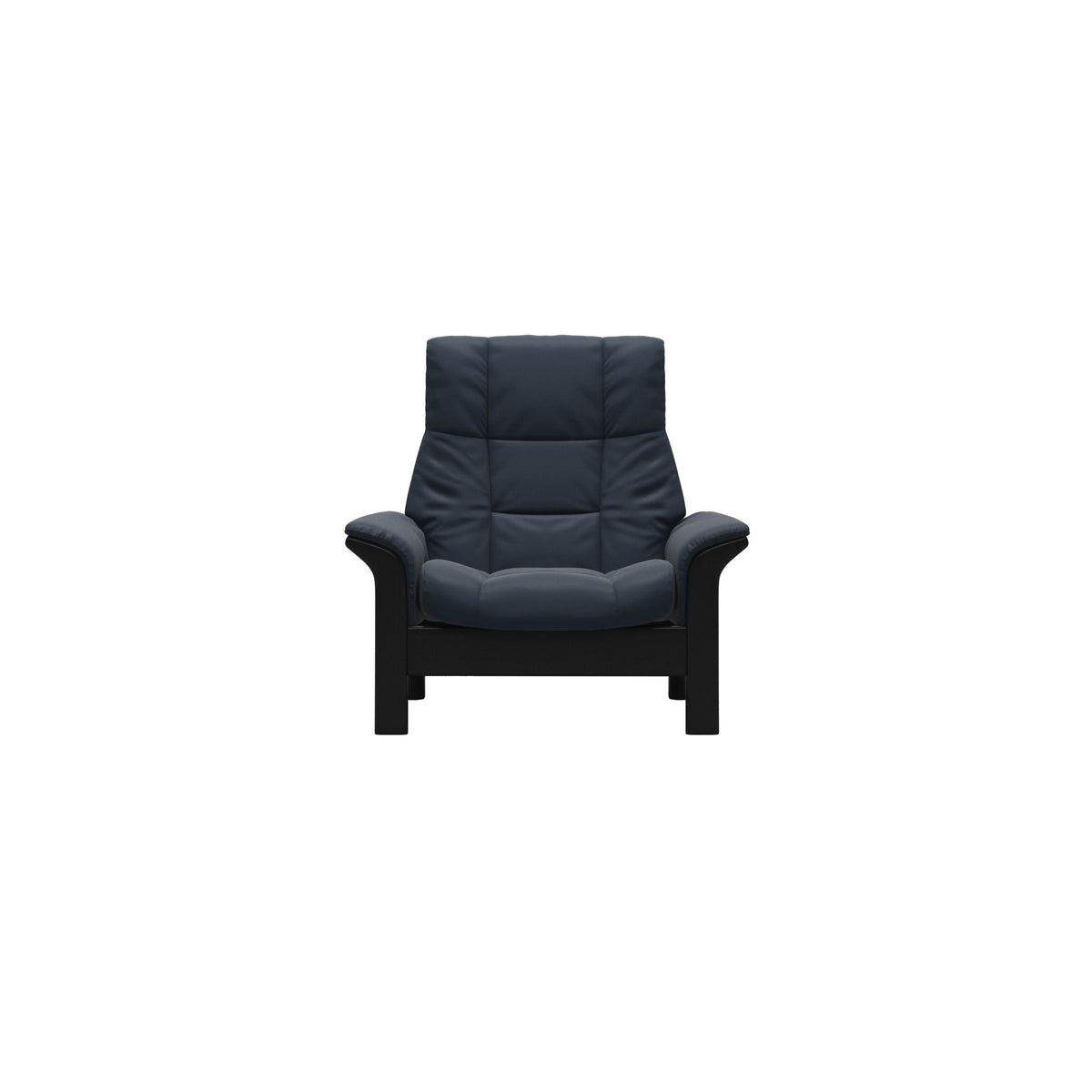Buckingham HB Chair - Paloma Oxford Blue - Black