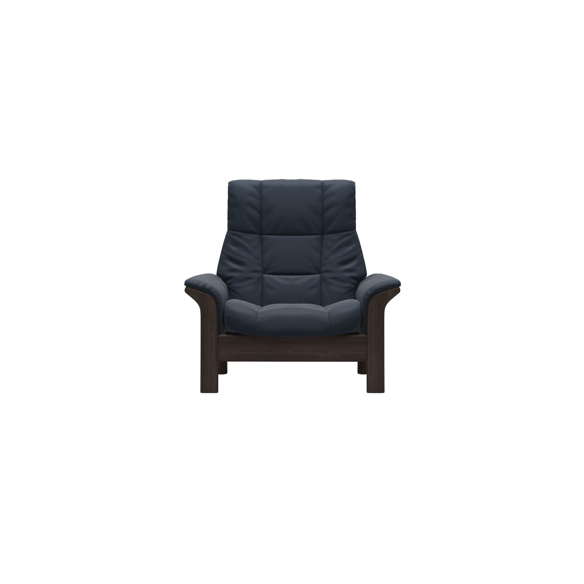 Buckingham HB Chair - Paloma Oxford Blue - Wenge