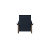 Buckingham HB Chair - Paloma Oxford Blue - Smoked Oak