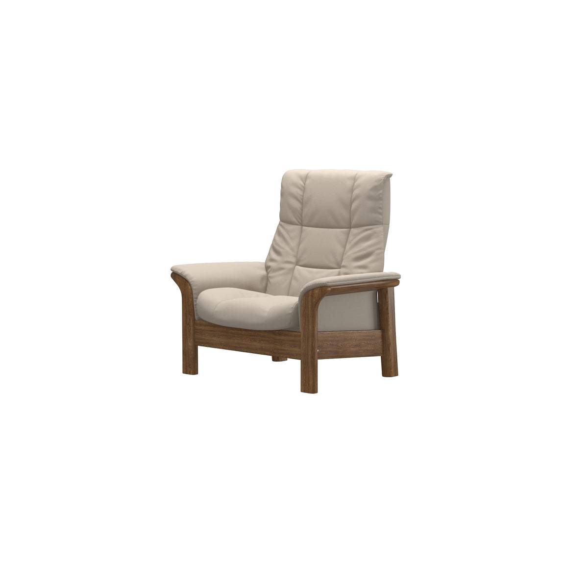 Buckingham HB Chair - Paloma Fog - Teak