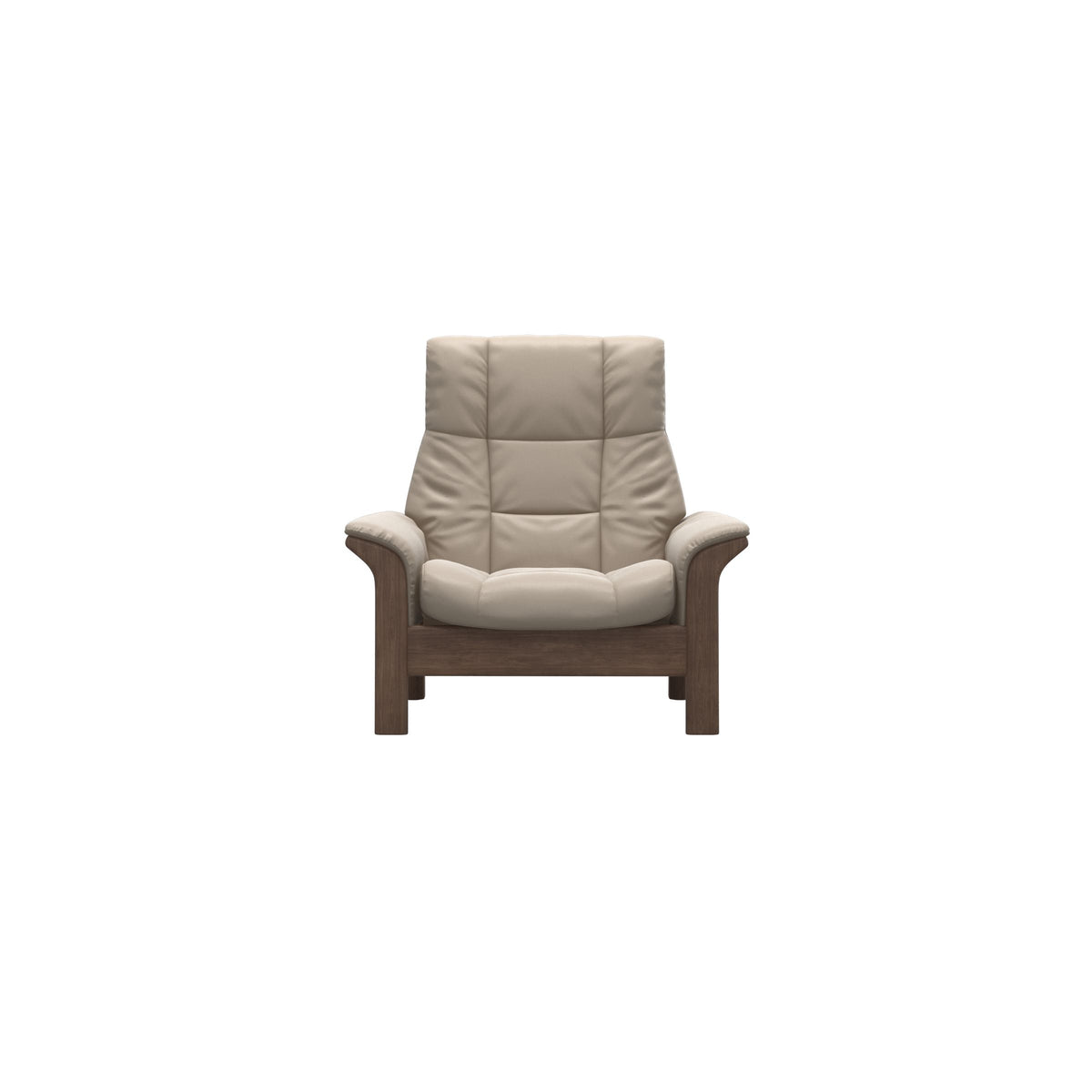 Buckingham HB Chair - Paloma Mushroom - Walnut