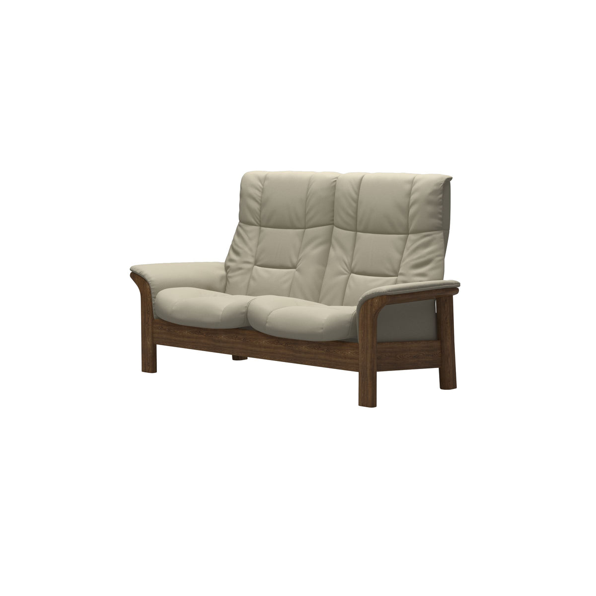 Buckingham HB 2-Seat - Paloma Light Grey - Teak