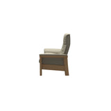 Buckingham HB 2-Seat - Paloma Light Grey - Oak