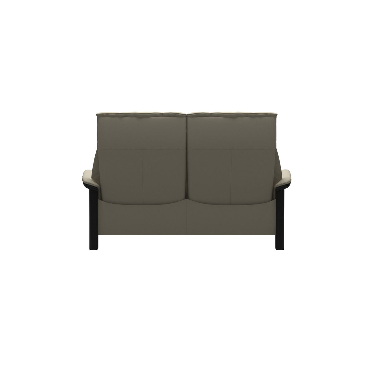 Buckingham HB 2-Seat - Paloma Light Grey - Black