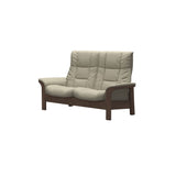 Buckingham HB 2-Seat - Paloma Light Grey - Walnut