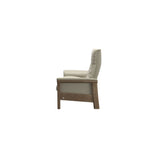 Buckingham HB 2-Seat - Paloma Light Grey - Smoked Oak