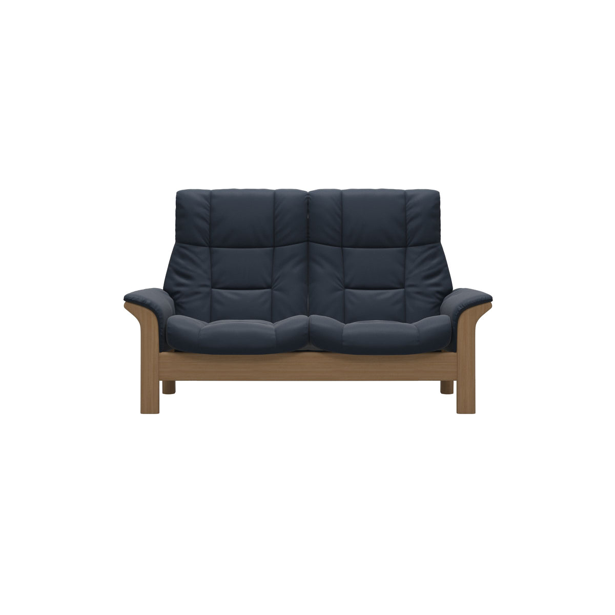 Buckingham HB 2-Seat - Paloma Oxford Blue - Oak