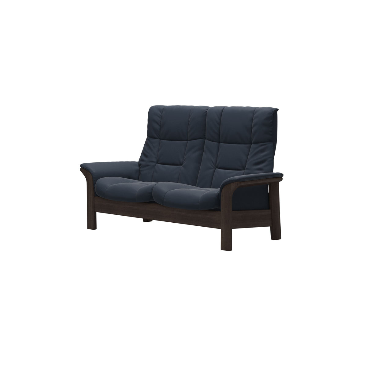 Buckingham HB 2-Seat - Paloma Oxford Blue - Wenge