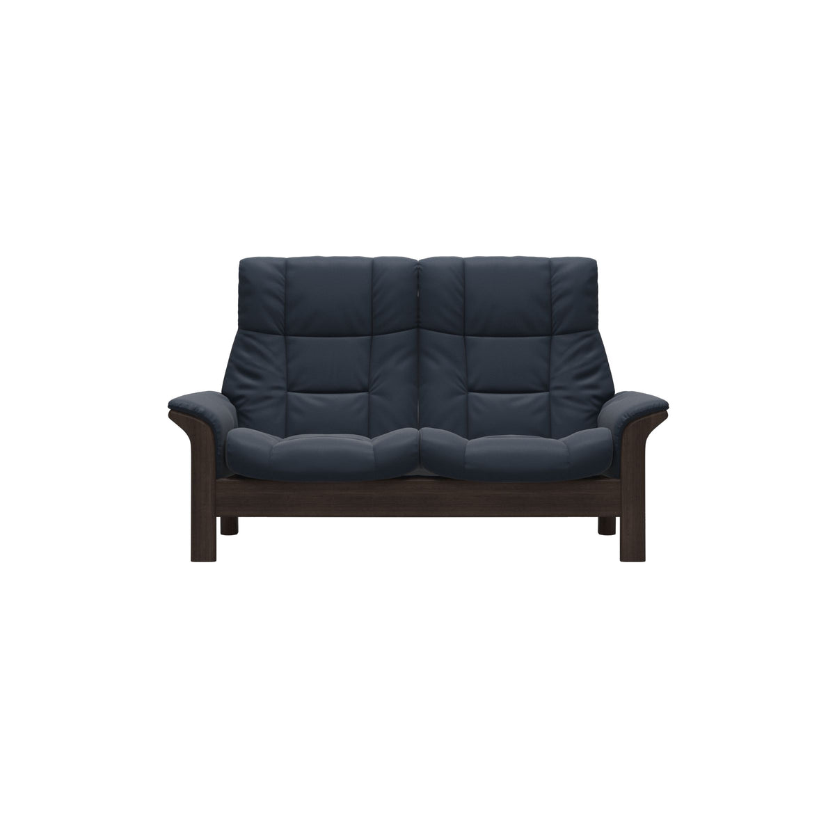 Buckingham HB 2-Seat - Paloma Oxford Blue - Wenge
