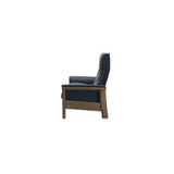 Buckingham HB 2-Seat - Paloma Oxford Blue - Smoked Oak
