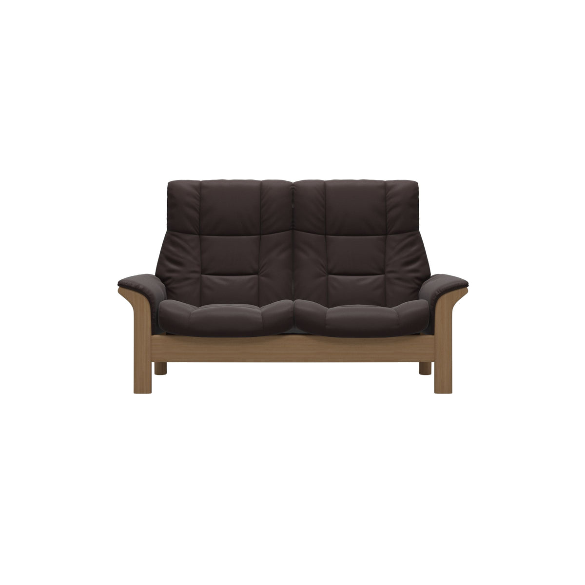 Buckingham HB 2-Seat - Paloma Chocolate - Oak