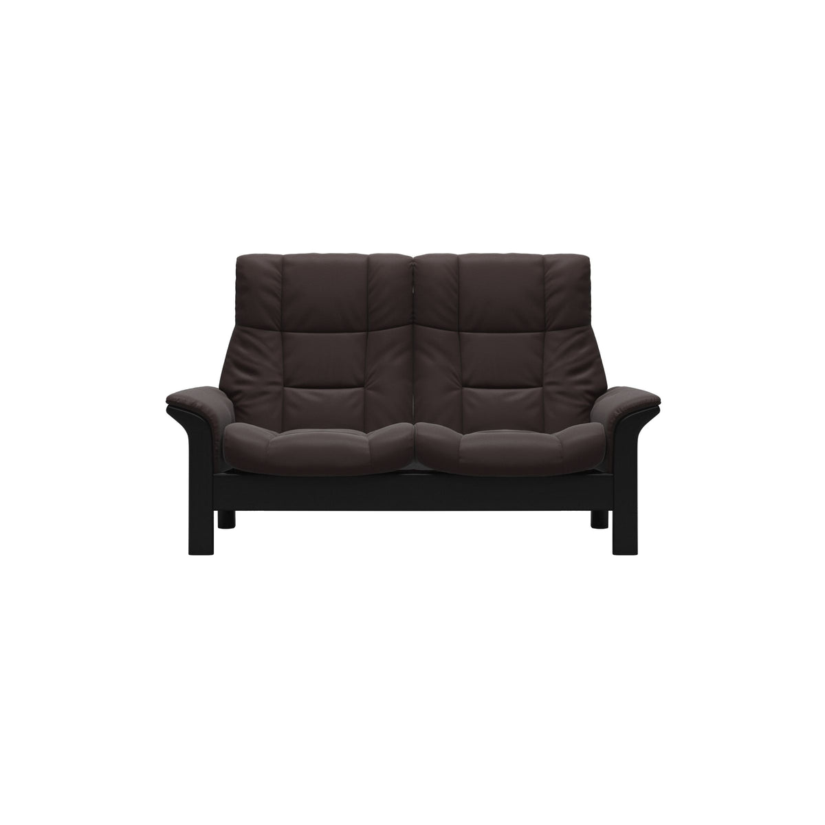 Buckingham HB 2-Seat - Paloma Chocolate - Black