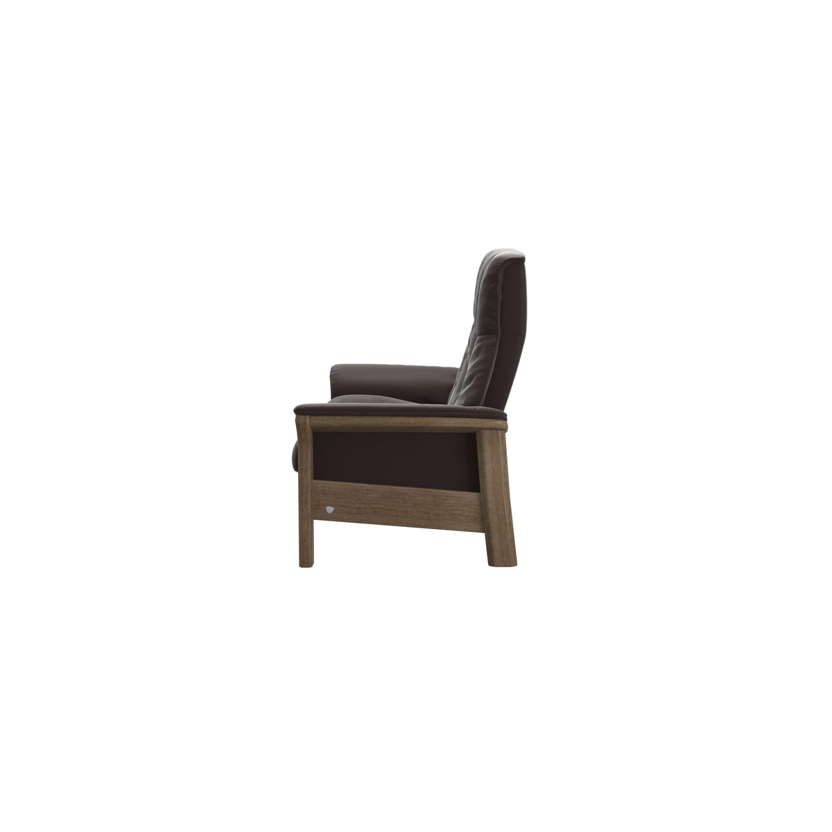 Buckingham HB 2-Seat - Paloma Chocolate - Smoked Oak