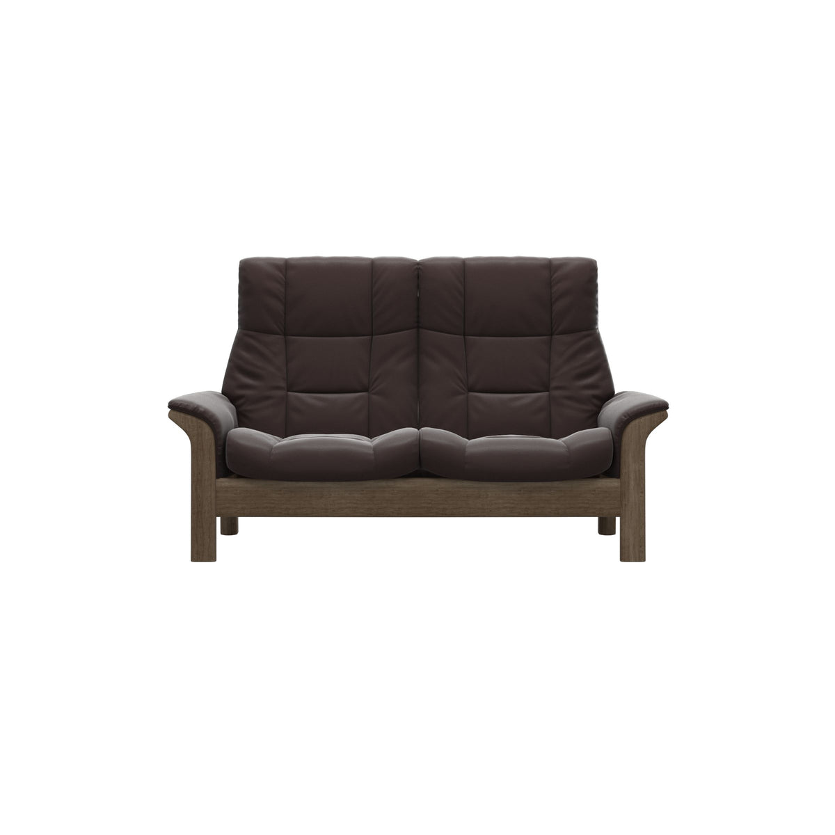 Buckingham HB 2-Seat - Paloma Chocolate - Smoked Oak