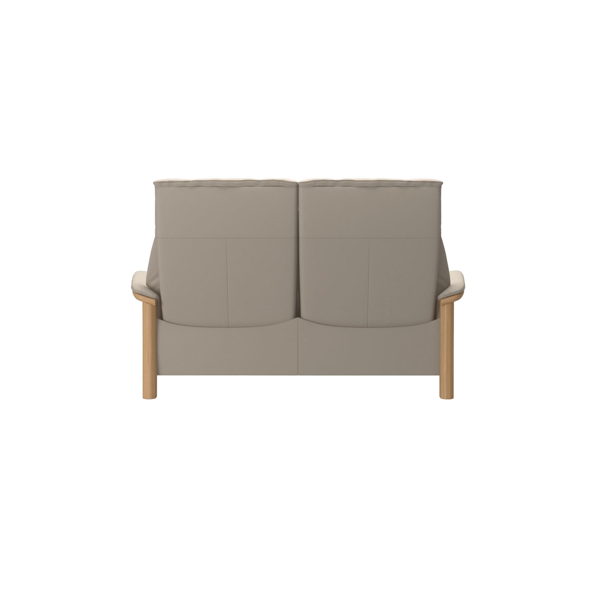 Buckingham HB 2-Seat - Paloma Fog - Oak