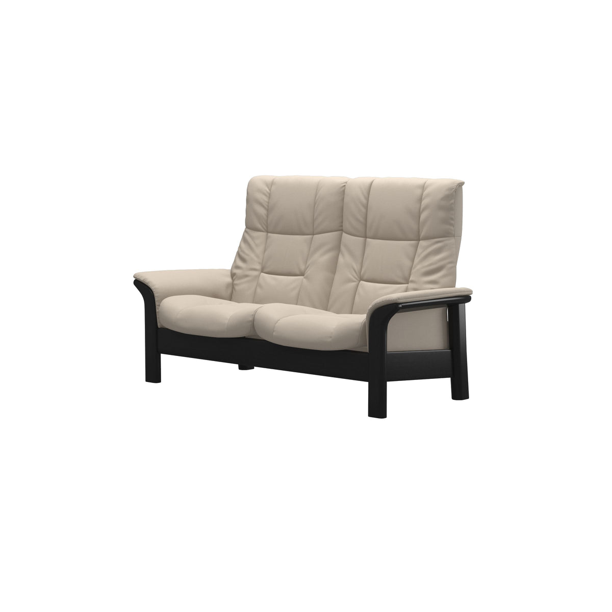 Buckingham HB 2-Seat - Paloma Fog - Black