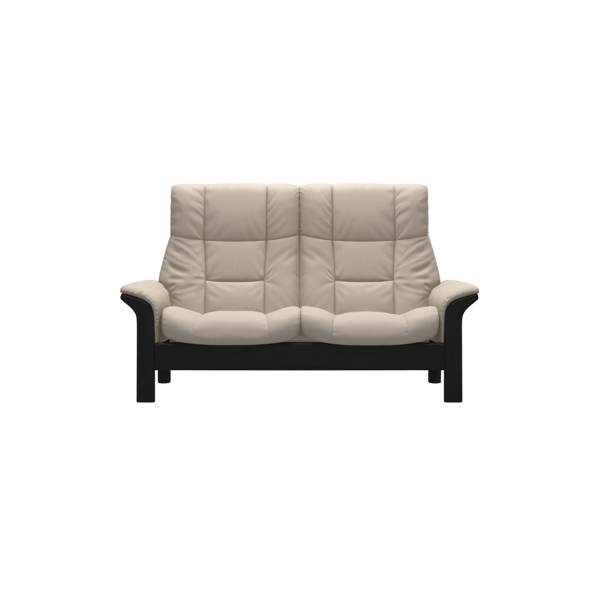 Buckingham HB 2-Seat - Paloma Fog - Black