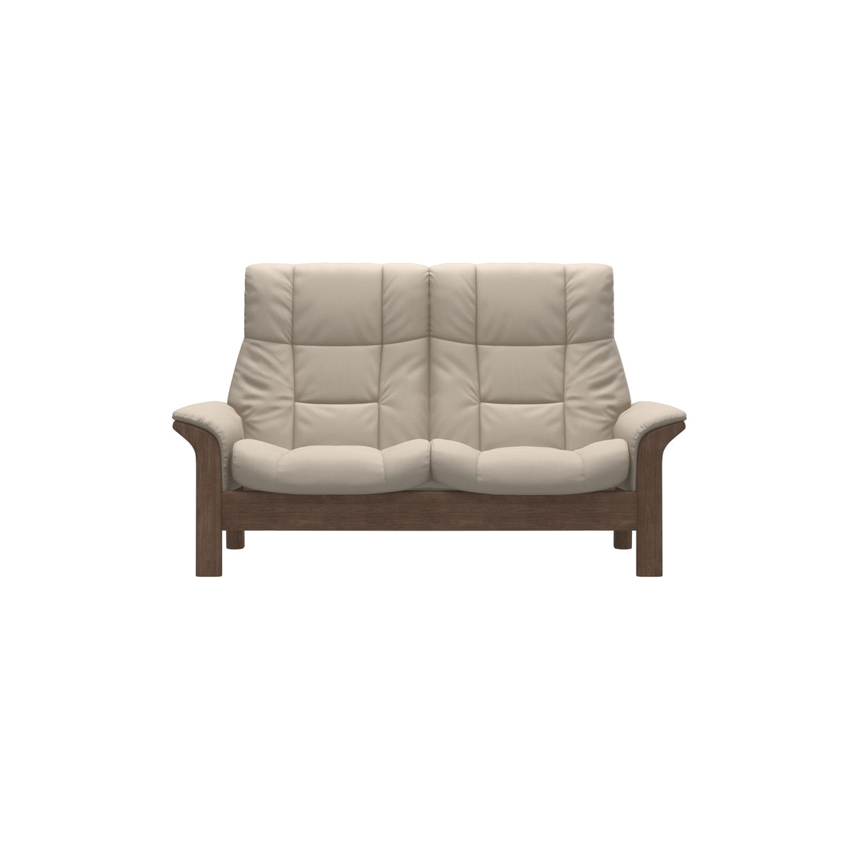 Buckingham HB 2-Seat - Paloma Fog - Walnut