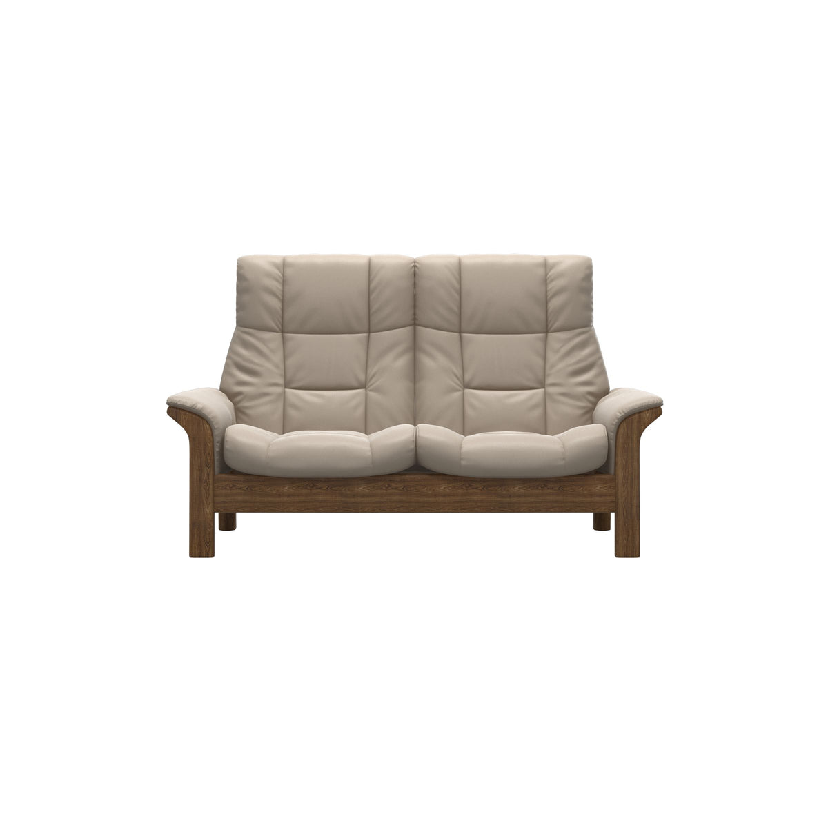 Buckingham HB 2-Seat - Paloma Mushroom - Teak