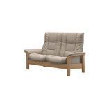 Buckingham HB 2-Seat - Paloma Mushroom - Oak