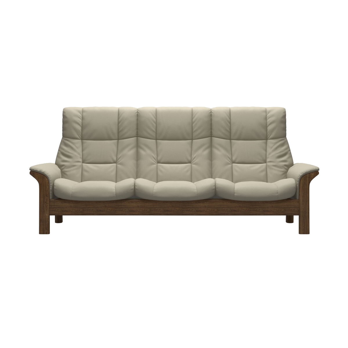 Buckingham HB 3-Seat - Paloma Light Grey - Teak