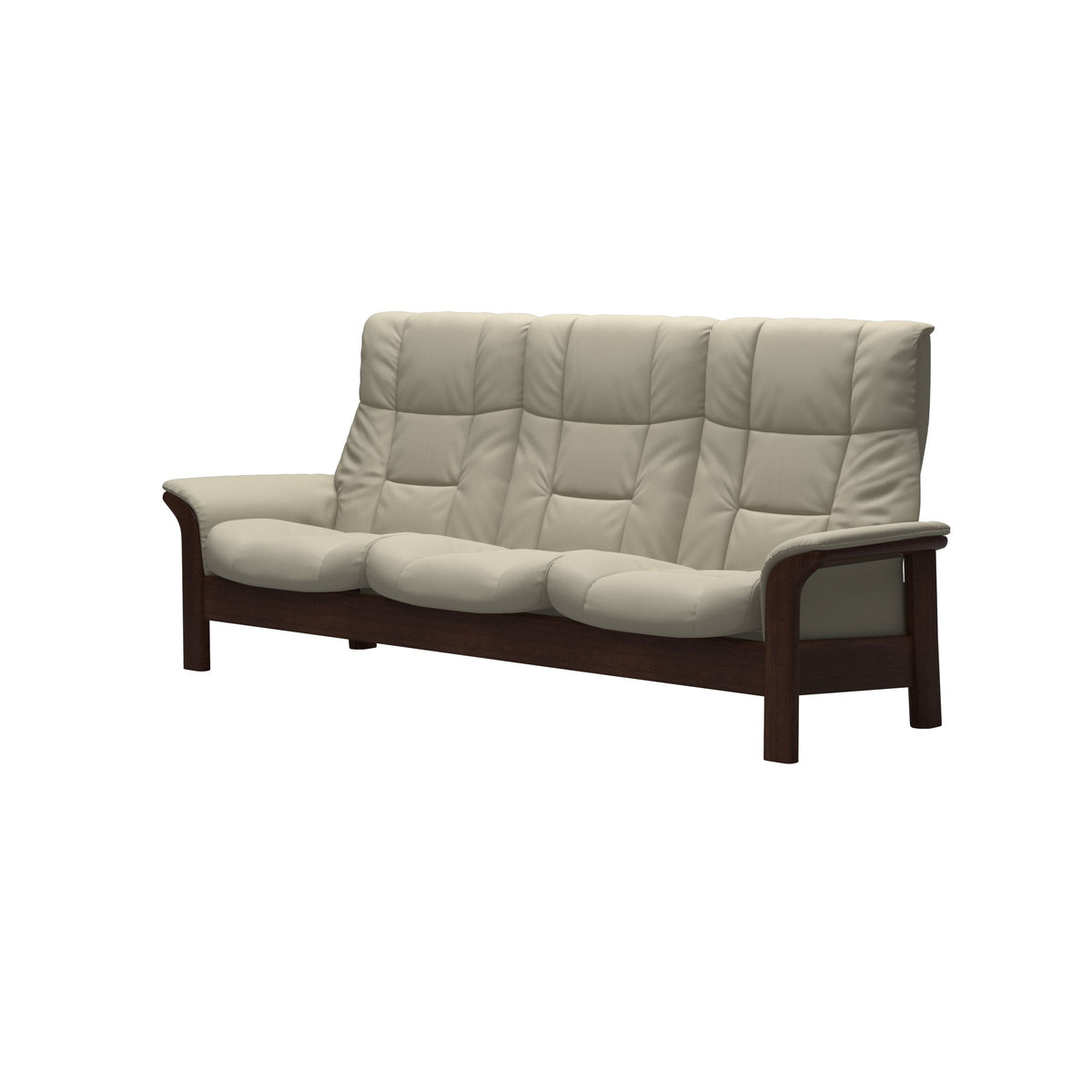 Buckingham HB 3-Seat - Paloma Light Grey - Brown