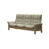 Buckingham HB 3-Seat - Paloma Light Grey - Oak