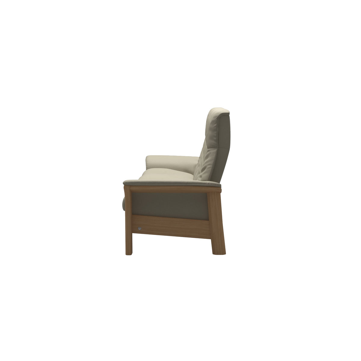 Buckingham HB 3-Seat - Paloma Light Grey - Oak