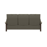 Buckingham HB 3-Seat - Paloma Light Grey - Walnut