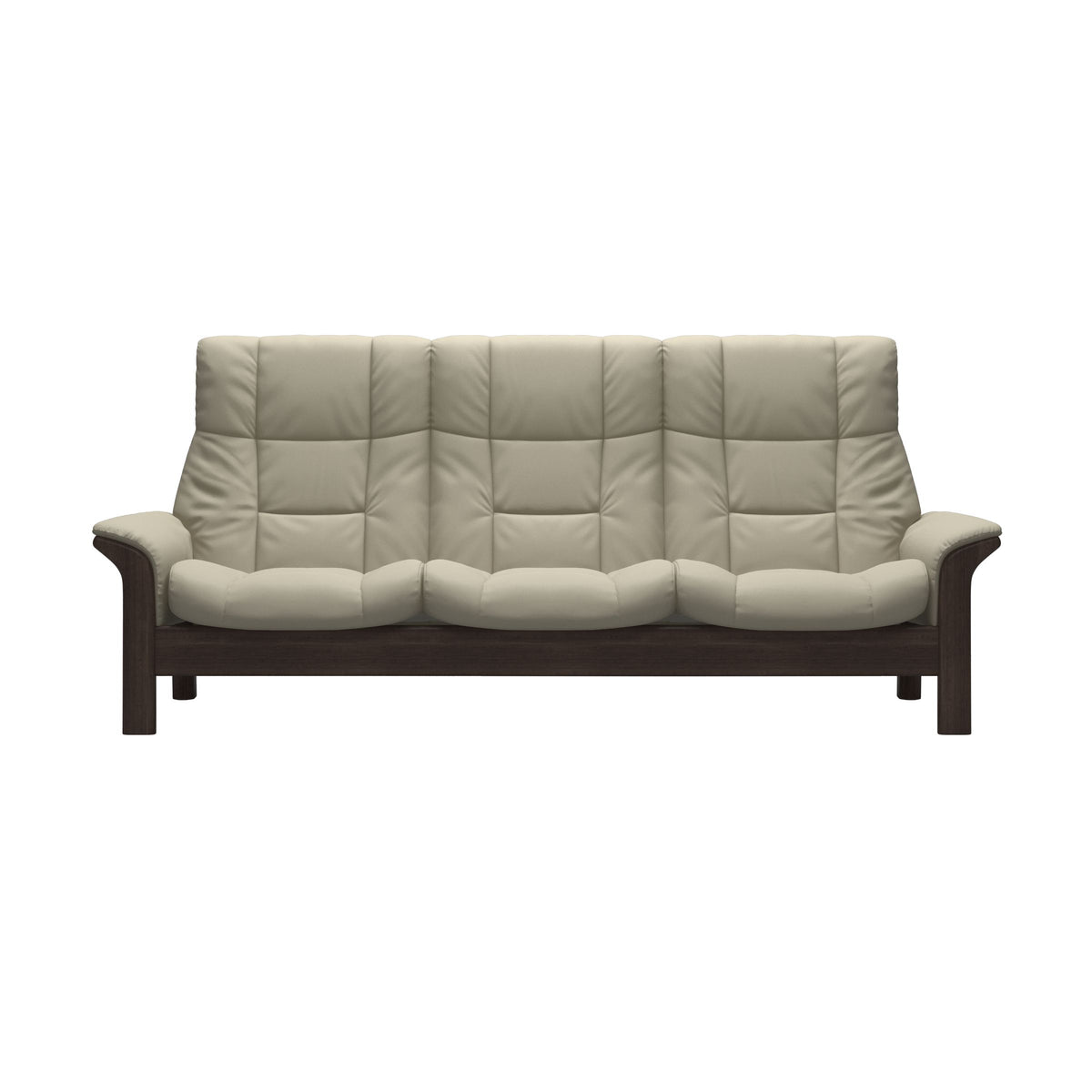 Buckingham HB 3-Seat - Paloma Light Grey - Wenge