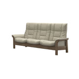 Buckingham HB 3-Seat - Paloma Light Grey - Smoked Oak