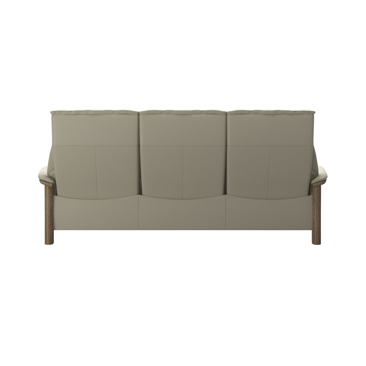 Buckingham HB 3-Seat - Paloma Light Grey - Smoked Oak