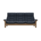Buckingham HB 3-Seat - Paloma Oxford Blue - Oak