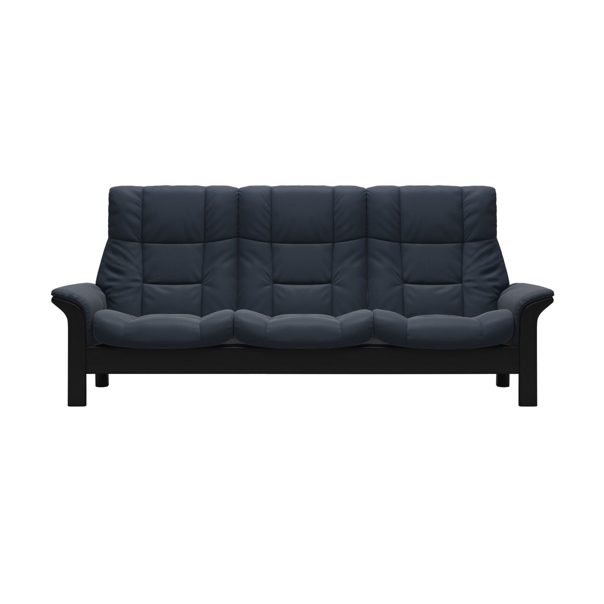 Buckingham HB 3-Seat - Paloma Oxford Blue - Black