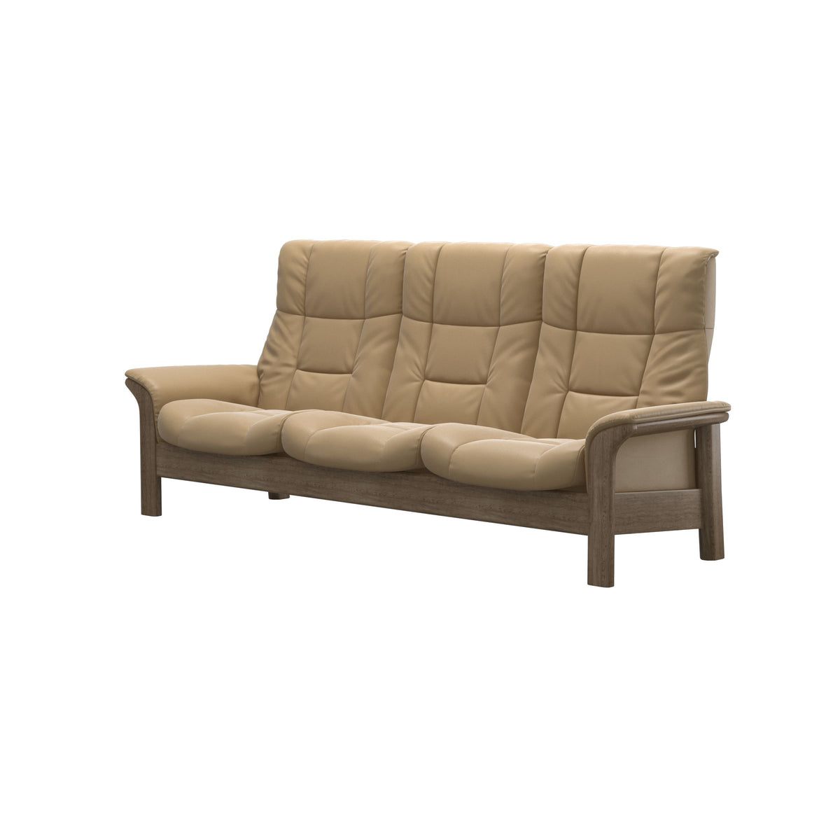 Buckingham HB 3-Seat - Paloma Sand - Smoked Oak
