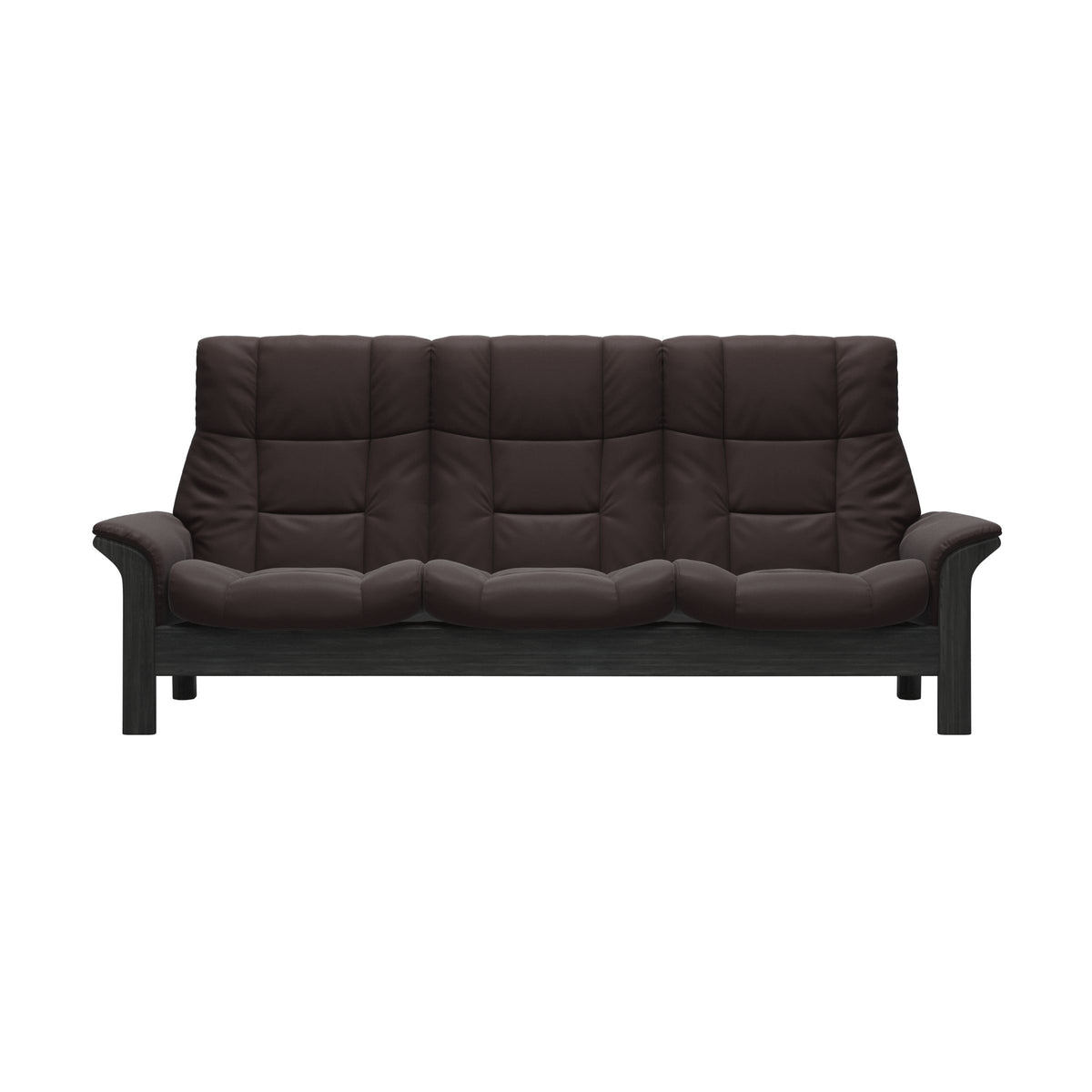 Buckingham HB 3-Seat - Paloma Chocolate - Grey